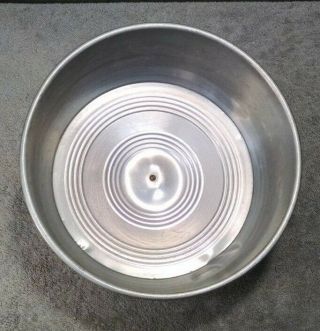 - Vintage Aluminum Cake Plate w/ Lid - (pan dome cover) 3