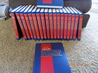 The Grolier Encyclopedia Of Knowledge 1995 Complete Set Of 20 Books Classroom