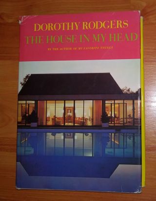 The House In My Head By Dorothy Rodgers 1967 1st Edition Hc W/dj