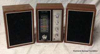 Vintage Realistic 12 - 1451 Stereo Three Tuner And Speakers Sw071662