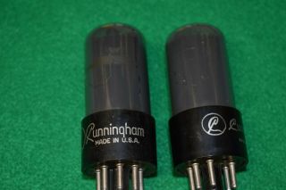 Cunnningham Rca 6v6gt Matched Audio Receiver Ham Vacuum Tubes Pair