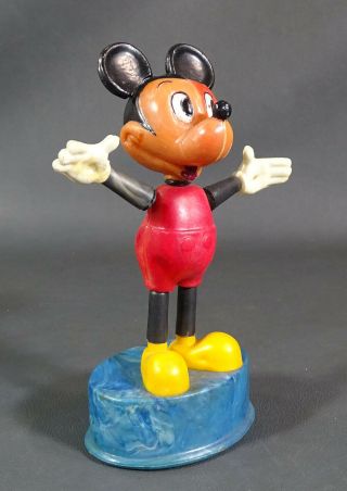 Vtg Walt Disney Mickey Mouse Maxi Puppet Push Button Doll Toy Bulgarian Version 2