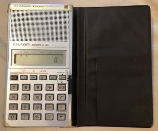 Vintage 1980 Sharp Elsi Mate El - 620 Voice Synthesized Calculator Great