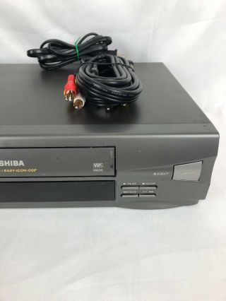 Toshiba VHS Player M - 635 4 Head Hi - Fi Stereo VCR Video Cassette VHS Recorder 3