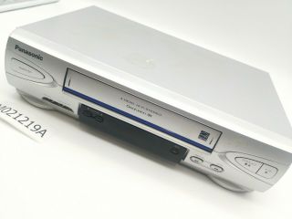 Panasonic Pv - V4524s 4 - Head Hi - Fi Vcr Silver Vhs Player Recording Capable
