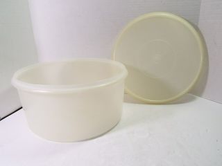 Vtg Tupperware Large Round Sheer Container 256 - 1 Cake / Pie Carrier & Lid 224 - 9