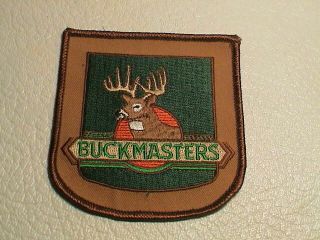 Buckmasters 1 Whitetailed Deer Big Buck With Antlers Gun Hunting Patch