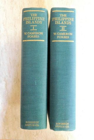 The Philippine Islands.  Rare 2 Volume Set,  Well Illustrated,  Maps,  1st Edn 1928