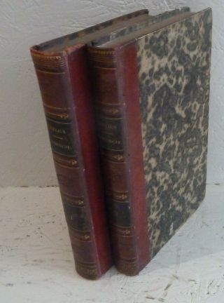 Vintage Book Set 1835 Traite De Chirurgie Chelius Medicine / Surgery Fine Bindin