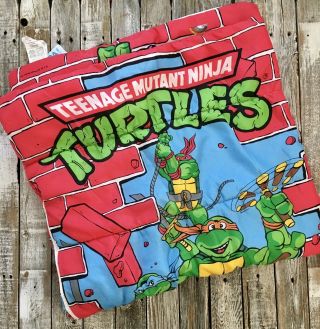 Tmnt Sleeping Bag Vintage Teenage Mutant Ninja Turtles 1991 Mirage Studios