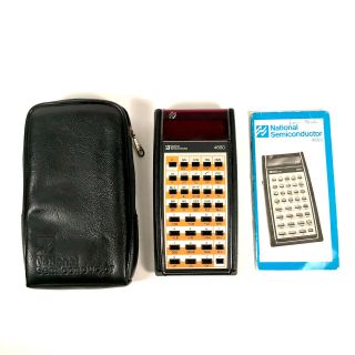 Vintage National Semiconductor Model 4660 Calculator (for Parts/repair)