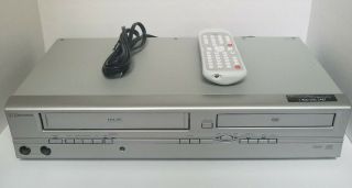 Emerson Ewd2004 Vcr Dvd Combo Player Vhs Recorder - W/ Remote (un -)