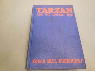 Tarzan And The Leopard Men By Edgar Rice Burroughs 1935 Hardcover First Edition