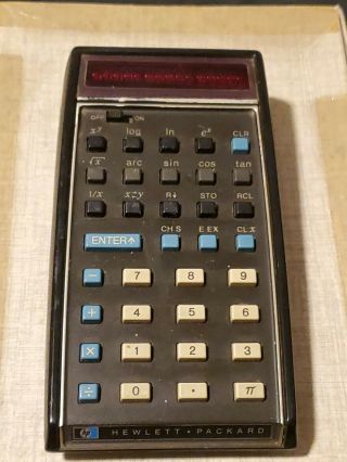 Vintage Hewlett Packard Hp 35 Led Handheld Calculator