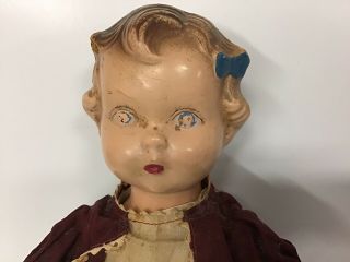 Vintage Composition Doll 12 Inch.  “as Is”