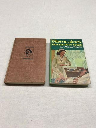 2 Cherry Ames Books Flight Nurse & Private Duty Nurse 1945 1946