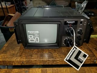 Panasonic Portable Vintage Television 1978 Tr - 707 B&w Retro
