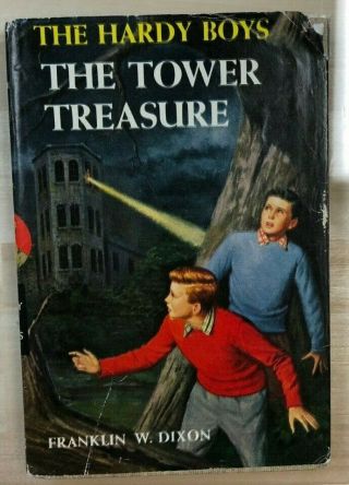 The Hardy Boys 1 The Tower Treasure By Franklin W Dixon (c) 1959 G&d Hc W/dj