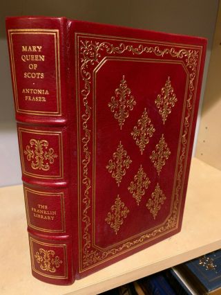 Franklin Library Mary Queen Of Scots By Antonia Fraser Signed Limited Edition