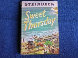 John Steinbeck/sweet Thursday/1st Edition/dust Jacket/june 1954/vg To Vg,