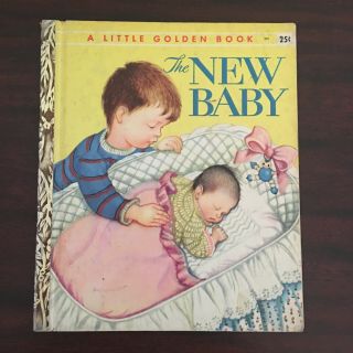 Vintage 1948 The Baby Little Golden Book Eloise Wilkin M Edition — Vg