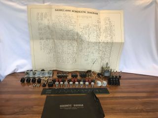 Sansui 4000 Receiver Schematic Parts Controls Vintage