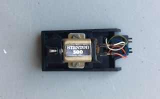 Vintage Dual Turntable Cartridge Headshell With Stanton 500 Cartridge -