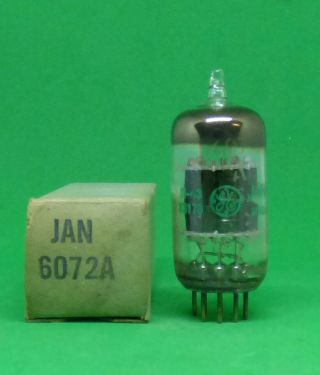 Vintage (1) Ge Jan 6072a Mil Spec Vacuum Tube (12ay7)