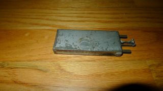 Western Electric silver 141B Oil Capacitor for tube preamp amp.  5 mf 4