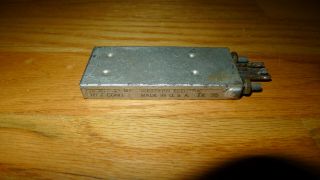 Western Electric silver 141F Oil Capacitor for tube preamp amp.  5 mf.  25 mf 4