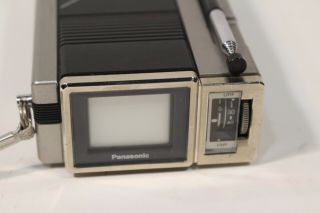 VTG Panasonic TR - 1030P Made in Japan AC/DC 4 Way Portable Handheld TV UHF VHF 2
