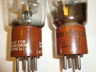 One Mil Spec 807 Tubes,  By G.  E. ,  NOS 2