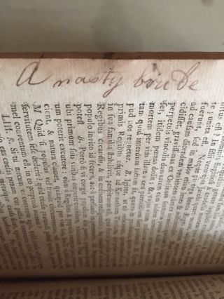 Manuscript Fortune Telling Game In Buchanan (1762) Rerum Scoticarum Historia