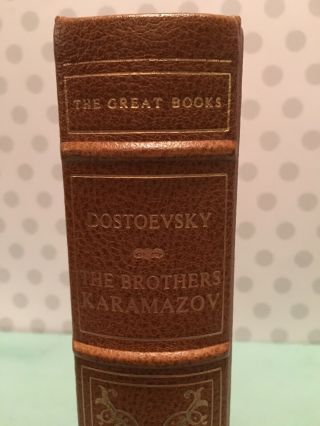 Dostoevsky The Brothers Karamazov Franklin Library Great Books Of The West