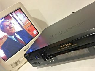 Sony Slv - M10hf Home Theater Digital Hi - Fi Stereo Vhs Video Cassette Recorder