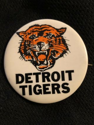 Vintage Detroit Tigers Pin 1.  75” Early Pin