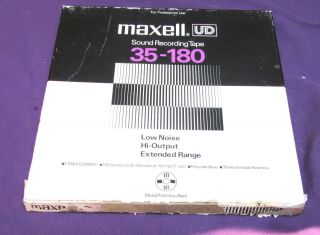 Maxell UD 35 - 180 Sound Recording Tape Metal Reel 3,  600 Ft.  Country Music 5