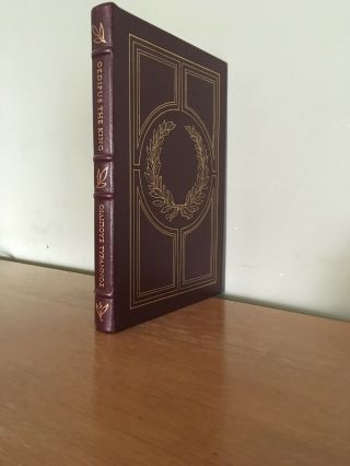 Easton Press - Oedipus The King - Greek And English - Leather -