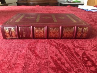 Aristotle I Franklin Library Great Books Of The Western World 1978