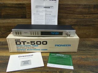 Vintage Pioneer Dt - 500 Audio Digital Timer Parts