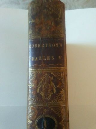 1782 dedicated to King George III - The History of the Reign of Charles V Volume I 2