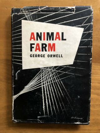 Animal Farm First American Edition George Orwell 1946 Hardcover W/ Dust Jacket