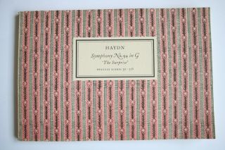 Penguin Music Scores 30,  Haydn,  Symphony No.  94 In G.  1956 1st.  Edition