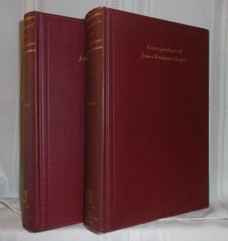 Correspondence Of James Fenimore - Cooper First Edition 1922 2 Vol.  Set Hcs