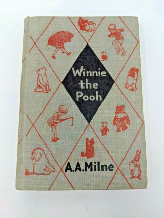 Vintage Winnie The Pooh By A.  A.  Milne Illustrated Earnest H.  Shepard Hc 1950