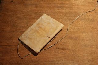 1812 manuscript diary book 60p with parchment cover lace 8