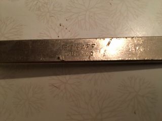 VINTAGE PIANO TUNING TOOL 6 3/4” - Made in the USA By SCHAFF Chicago,  Illinois 2