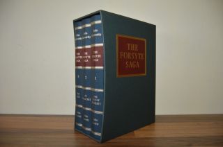 The Forsyte Saga - John Galsworthy - 3 Vol Set - Folio Society 2002 (es)