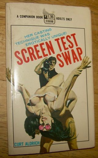 Screen Test Swap By Curt Aldrich Vintage Paperback Sleaze Gga Cover Companion Bk