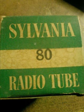 Sylvania Type 80 Vacuum Tube Nos
